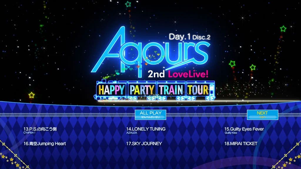图片[3]-Aqours 2nd Live Tour Happy Party Train 2017《BDMV 六碟 177G》-蓝光演唱会资源网