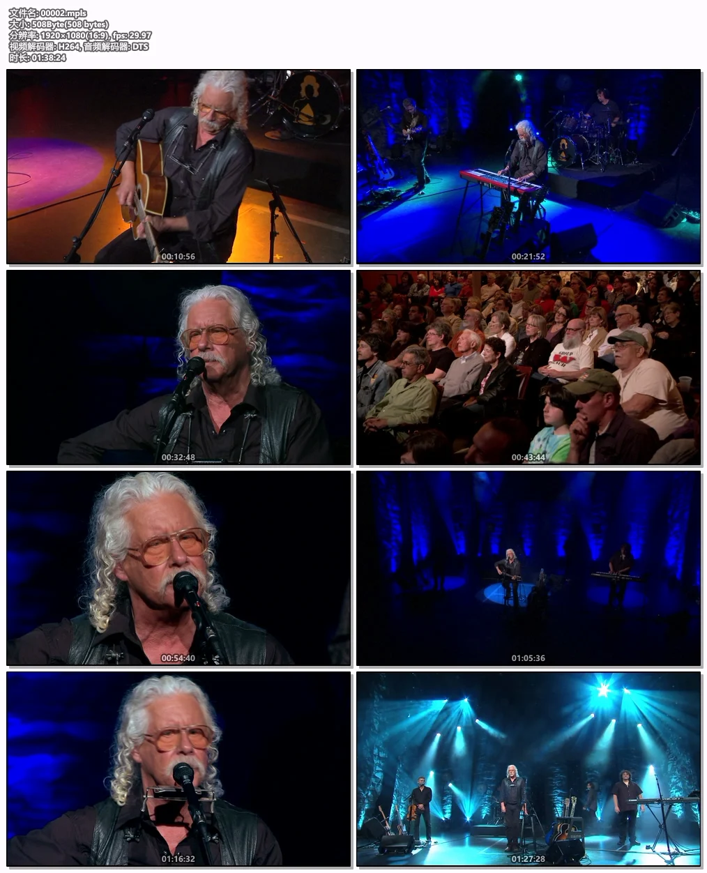 图片[6]-阿洛·格思里 Arlo Guthrie – Alice\’s Restaurant 50th Anniversary Concert 2016《BDMV 19.9GB》-蓝光演唱会资源网