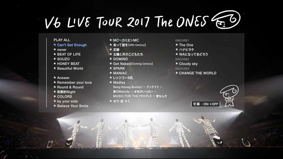 图片[10]-胜利六人组 V6 Live Tour 2017 The Ones 日本巡回演唱会《BDMV 50.9G》-蓝光演唱会资源网