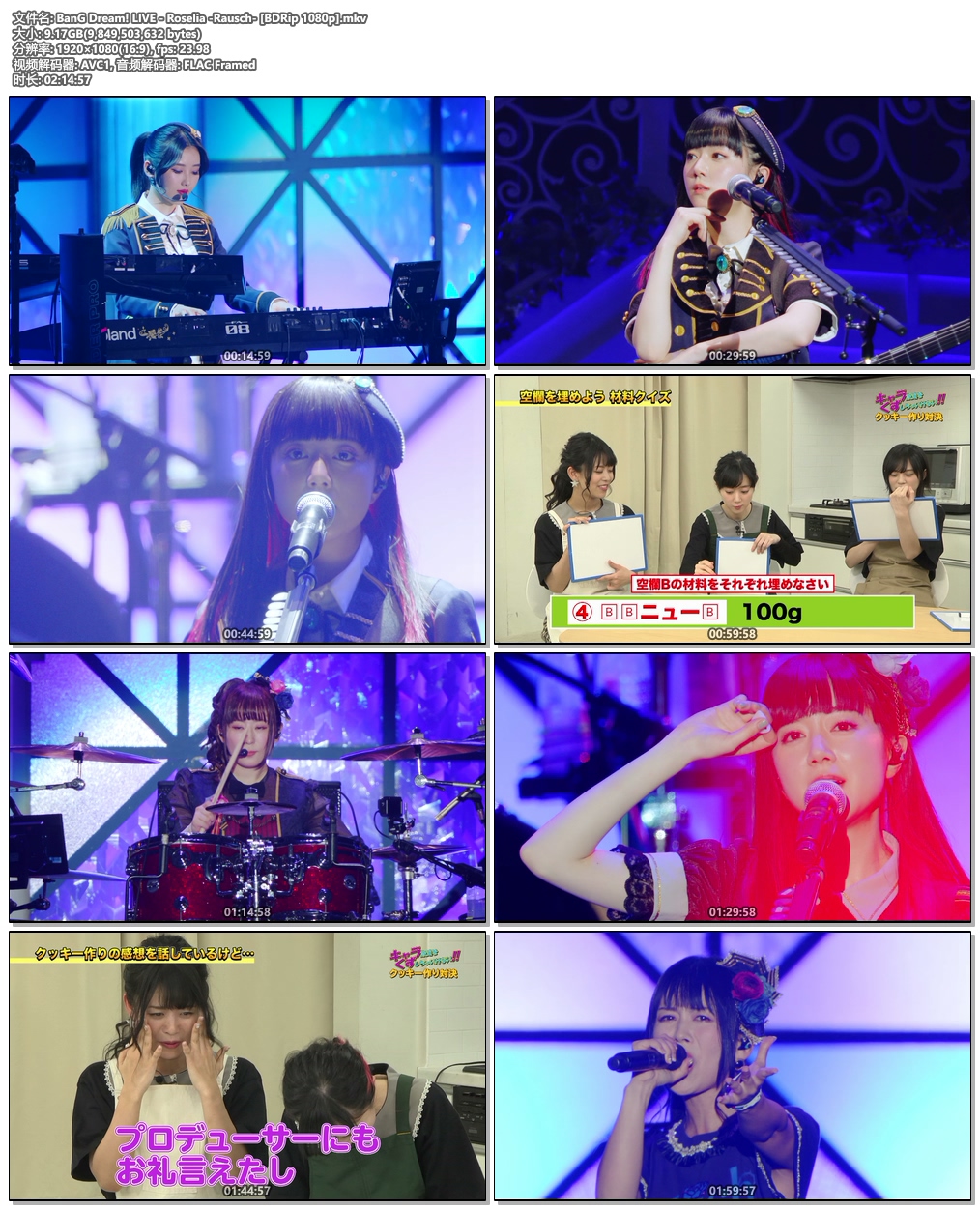 图片[5]-BanG Dream! LIVE – Roselia -Rausch《BDrip MKV 9.17G》-蓝光演唱会资源网