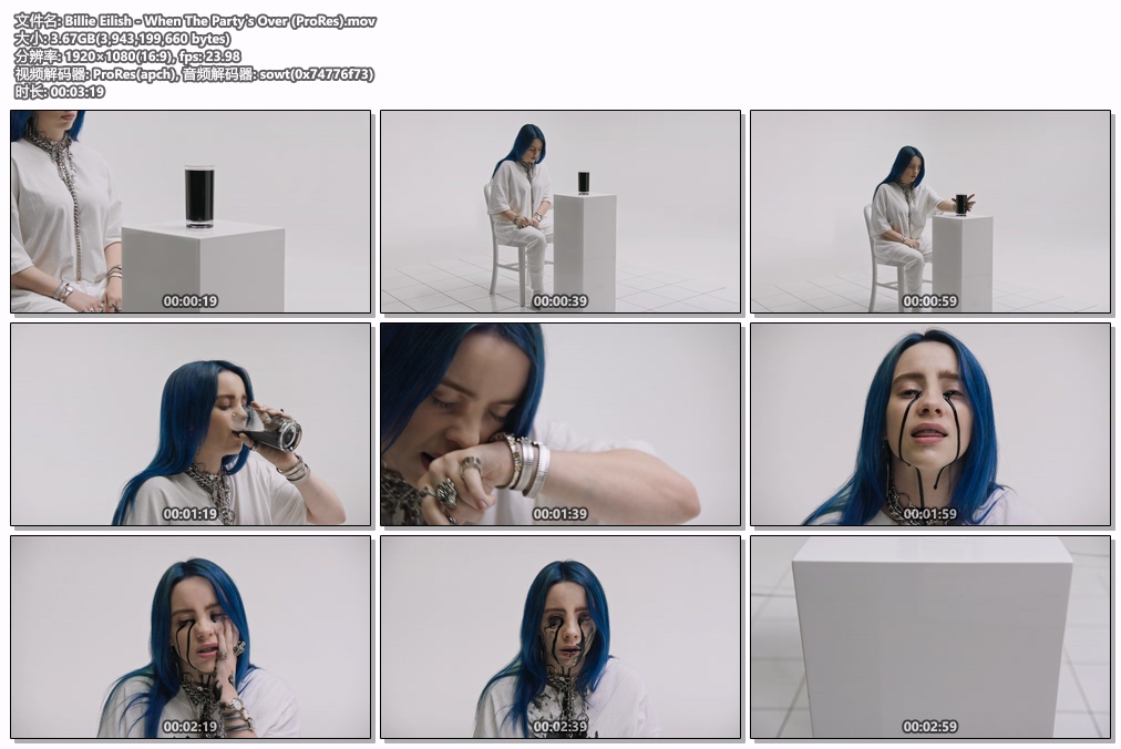 图片[2]-Billie Eilish – When The Party\’s Over 1080P [ProRes MOV 3.67GB]-蓝光演唱会资源网
