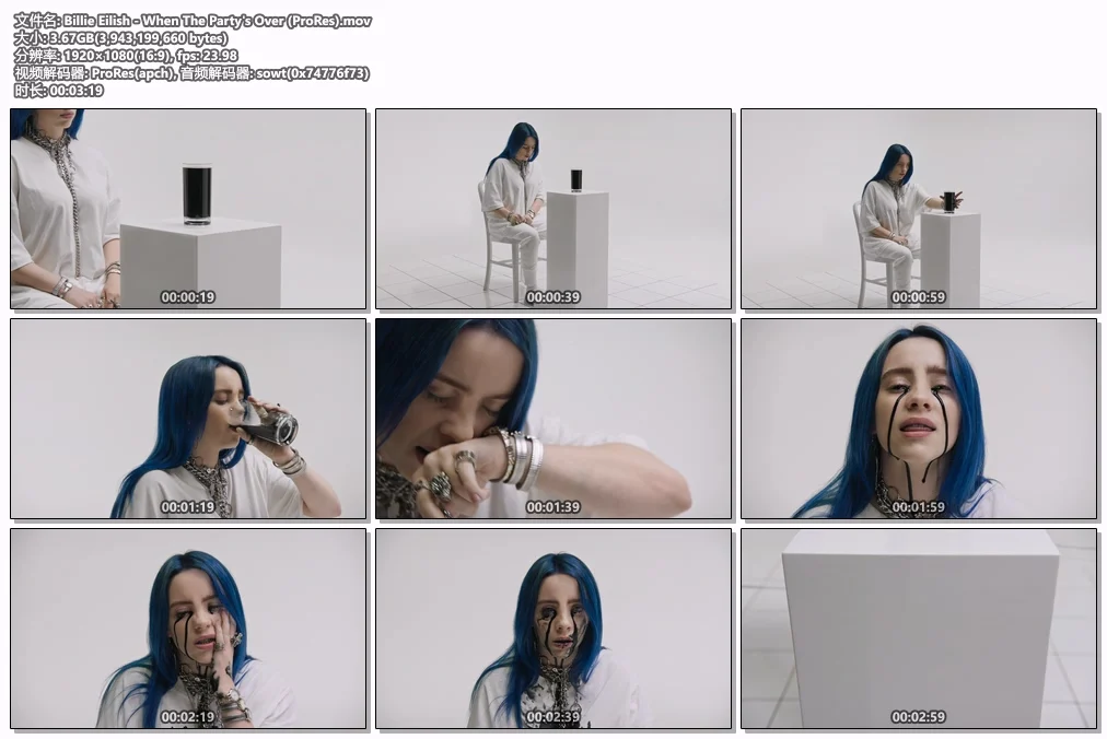 图片[2]-Billie Eilish – When The Party\’s Over 1080P [ProRes MOV 3.67GB]-蓝光演唱会资源网