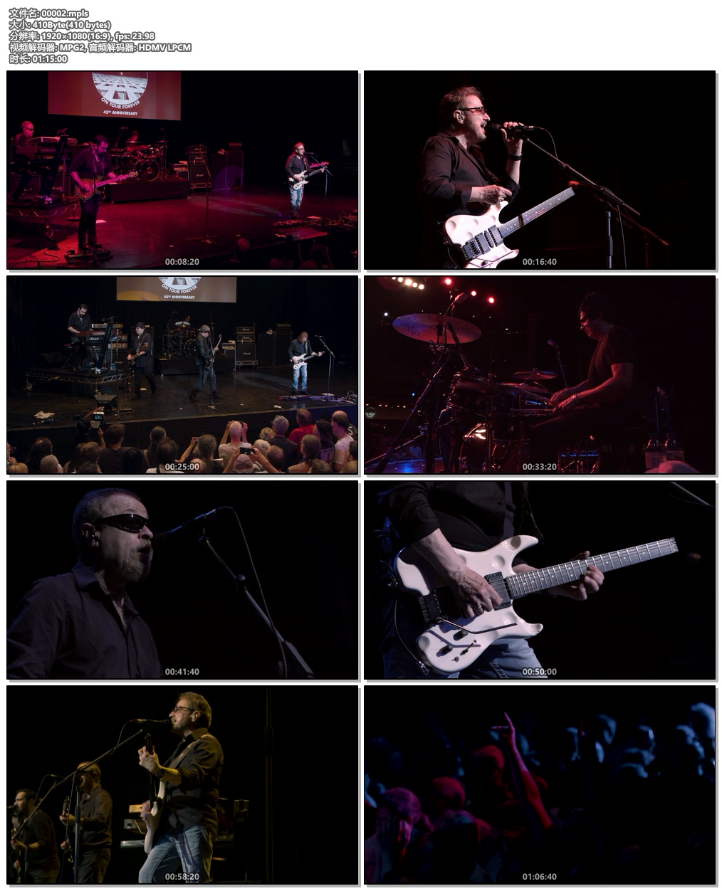 图片[5]-蓝色的牡蛎崇拜 Blue Oyster Cult – 45th Anniversary Live In London 2020《BDMV 19.1G》-蓝光演唱会资源网