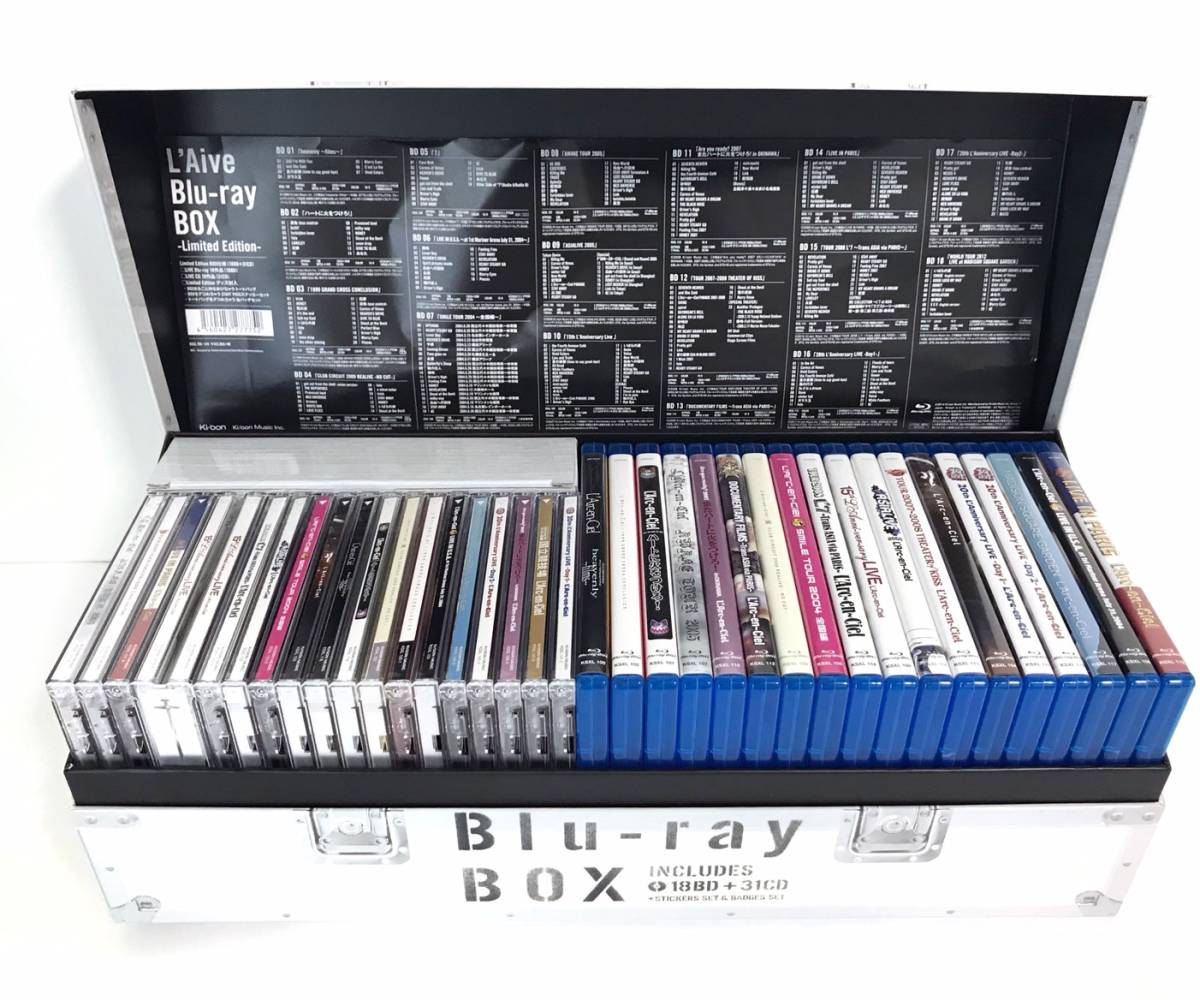 彩虹乐队 限量珍藏版 18碟装  L’Arc-en-Ciel Blu-ray BOX Blu-ray BOX -Limited Edition《ISO18碟 557.2G 》-蓝光演唱会资源网