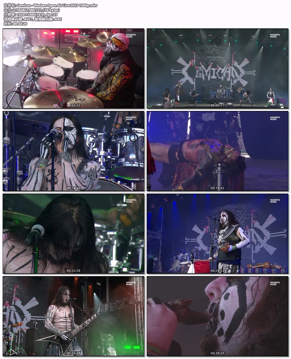 图片[4]-Cemican – Wacken Open Air Live 2023 HD 1080P [WEB-DL MKV 2.78GB]-蓝光演唱会资源网
