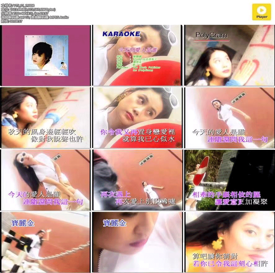 图片[2]-陈慧娴 – 碟圣 原装卡拉OK精选 VOL.2 [LD转DVD ][2.32G+2.58G]-蓝光演唱会资源网