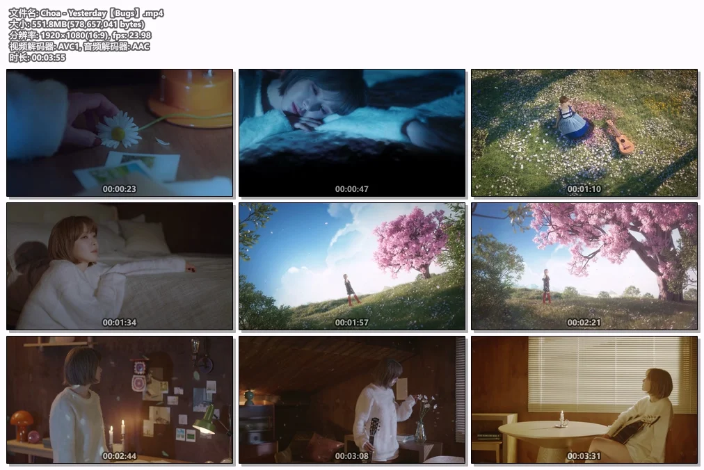 图片[2]-Choa – Yesterday 1080P [Bugs MP4 551.8MB]-蓝光演唱会资源网