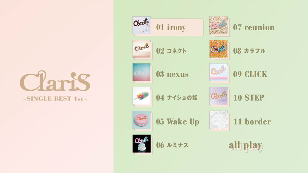 图片[2]-ClariS ～SINGLE BEST 1st～2010专辑《BDMV 11.8G》-蓝光演唱会资源网