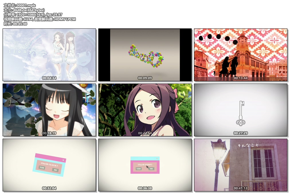 图片[4]-ClariS ～SINGLE BEST 1st～2010专辑《BDMV 11.8G》-蓝光演唱会资源网