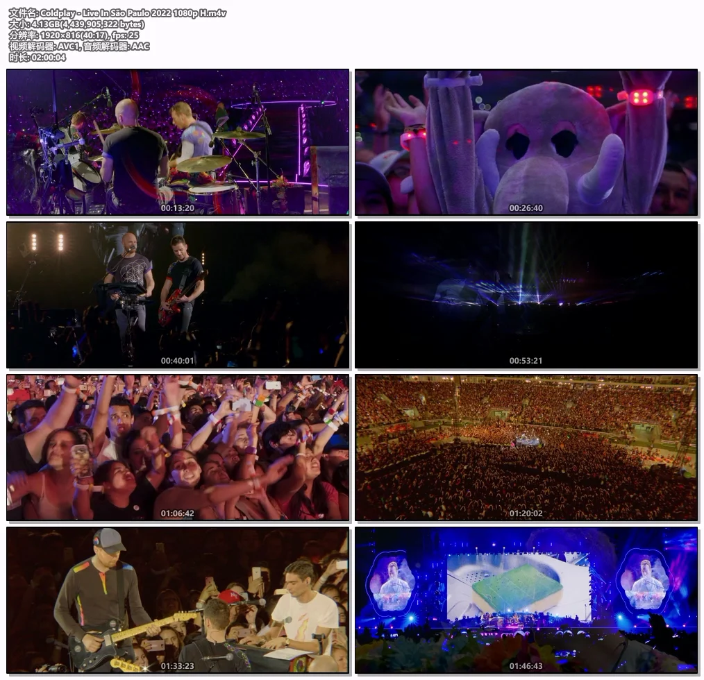 图片[5]-酷玩乐团 Coldplay – Live In São Paulo 2022 [WEB-DL M4A 4.13GB]-蓝光演唱会资源网