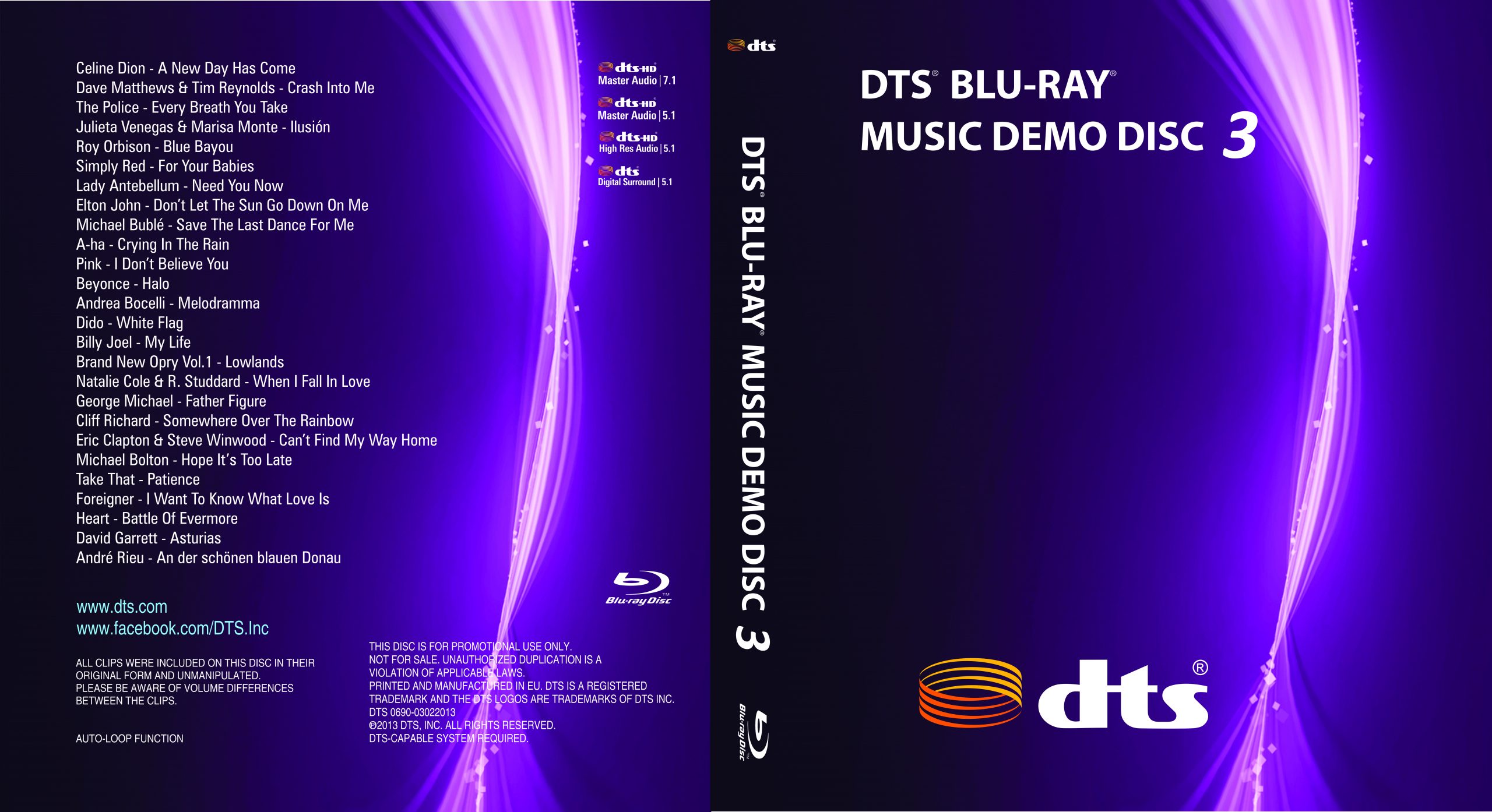 DTS 蓝光音乐示范演示碟测试 vol.3 DTS MUSIC DEMO Vol.3《BDMV 21.87GB》-蓝光演唱会资源网