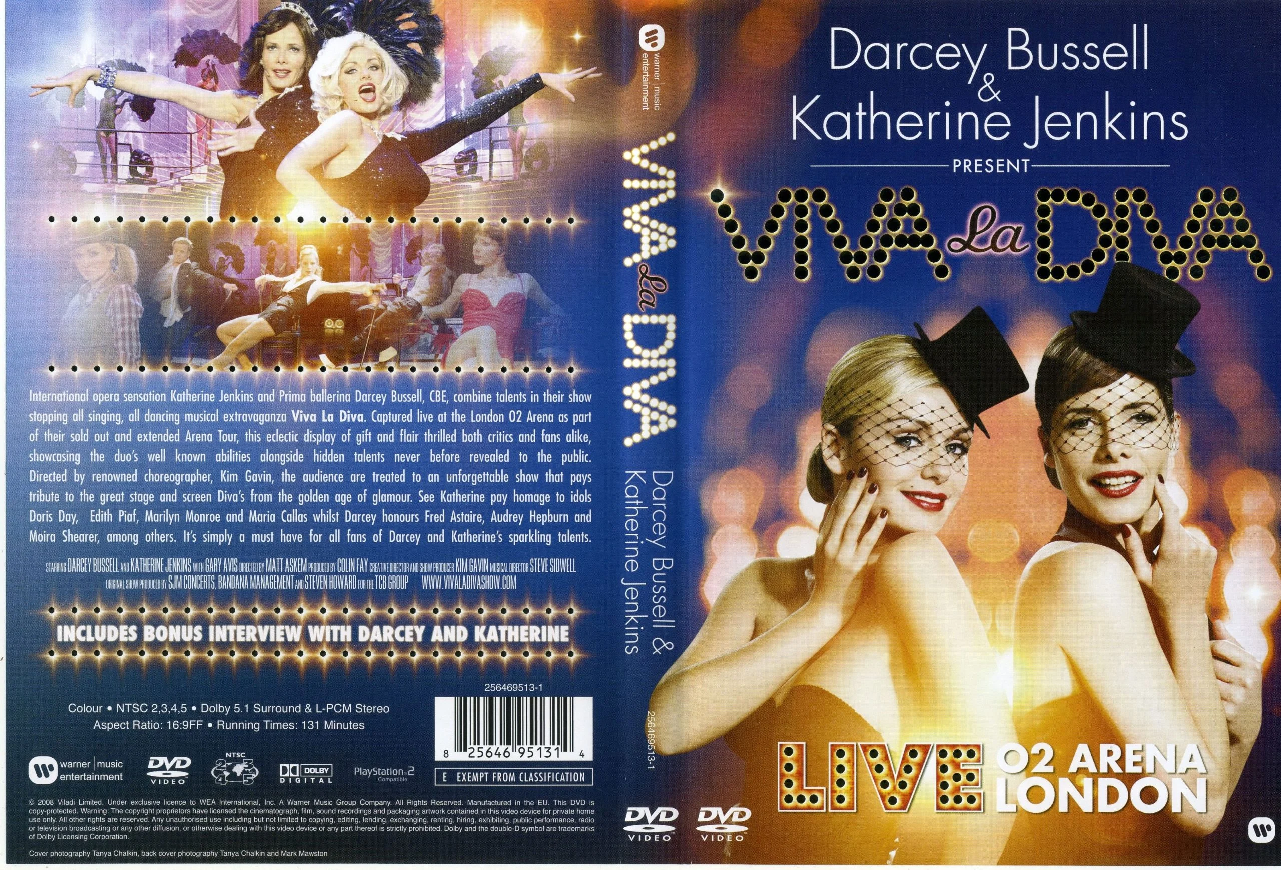 图片[2]-达西·布塞尔 & 凯瑟琳·詹金斯 Darcey Bussell & Katherine Jenkins – Viva La Diva 2008 [DVD ISO 7.25GB]-蓝光演唱会资源网