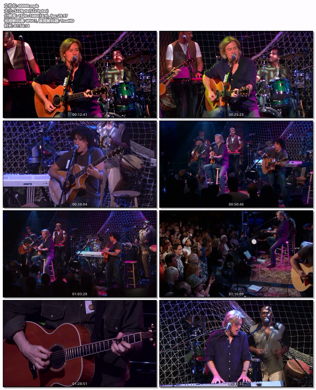 图片[5]-霍尔与欧茨 Daryl Hall & John Oates ‎- Live At The Troubadour 2008 [BDMV 21.4GB]-蓝光演唱会资源网