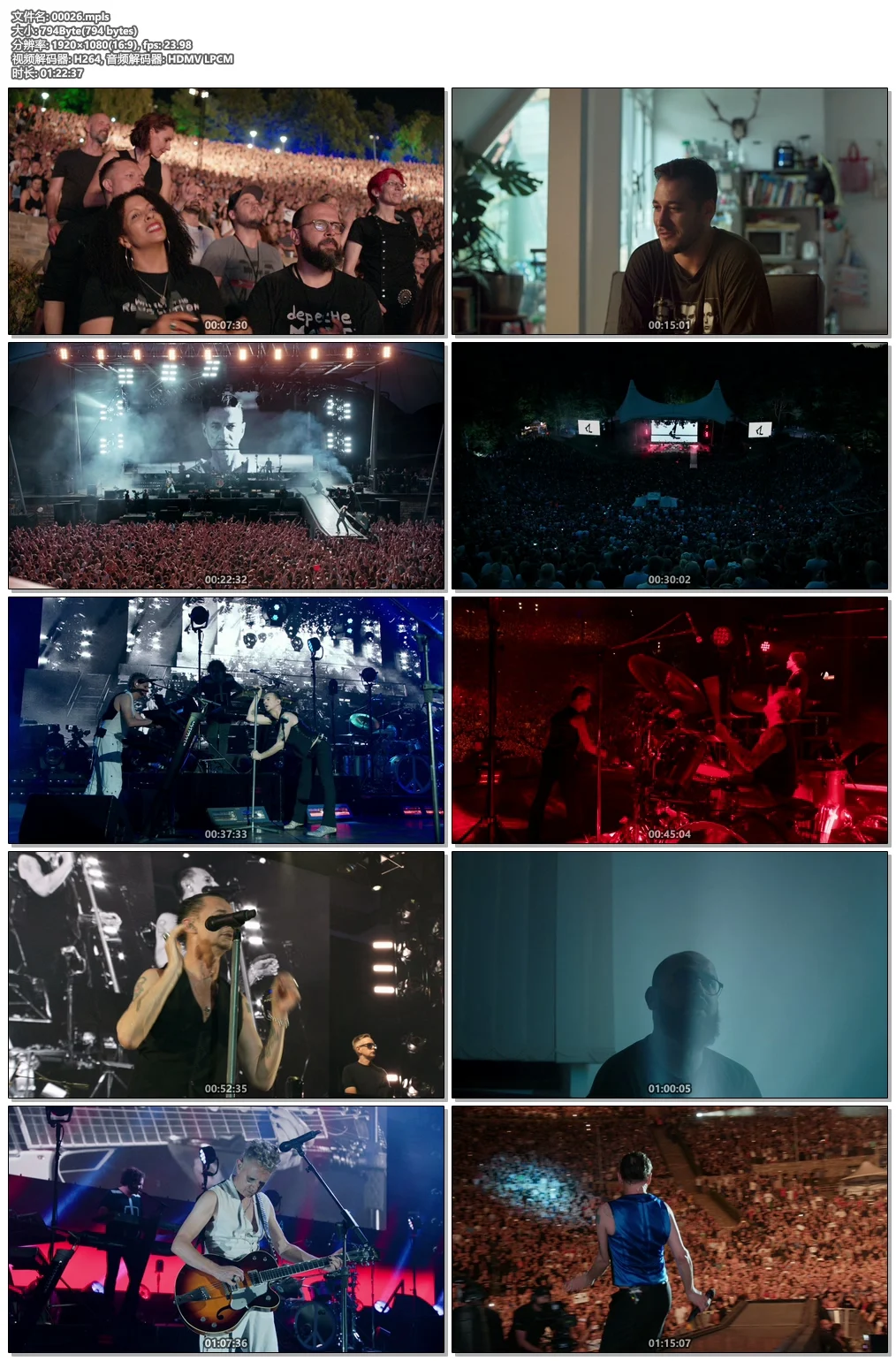 图片[6]-Depeche Mode 乐队 2019年演唱会实录和记录片 Depeche Mode Spirits in the Forest  Live Spirits 2020《BDMV 双碟 69.36G》-蓝光演唱会资源网