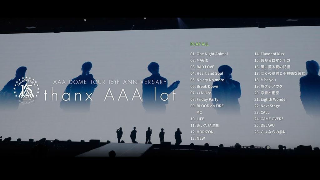 图片[2]-AAA DOME TOUR 15th ANNIVERSARY -thanx AAA lot- 2022《BDISO 4BD 96.7GB》-蓝光演唱会资源网