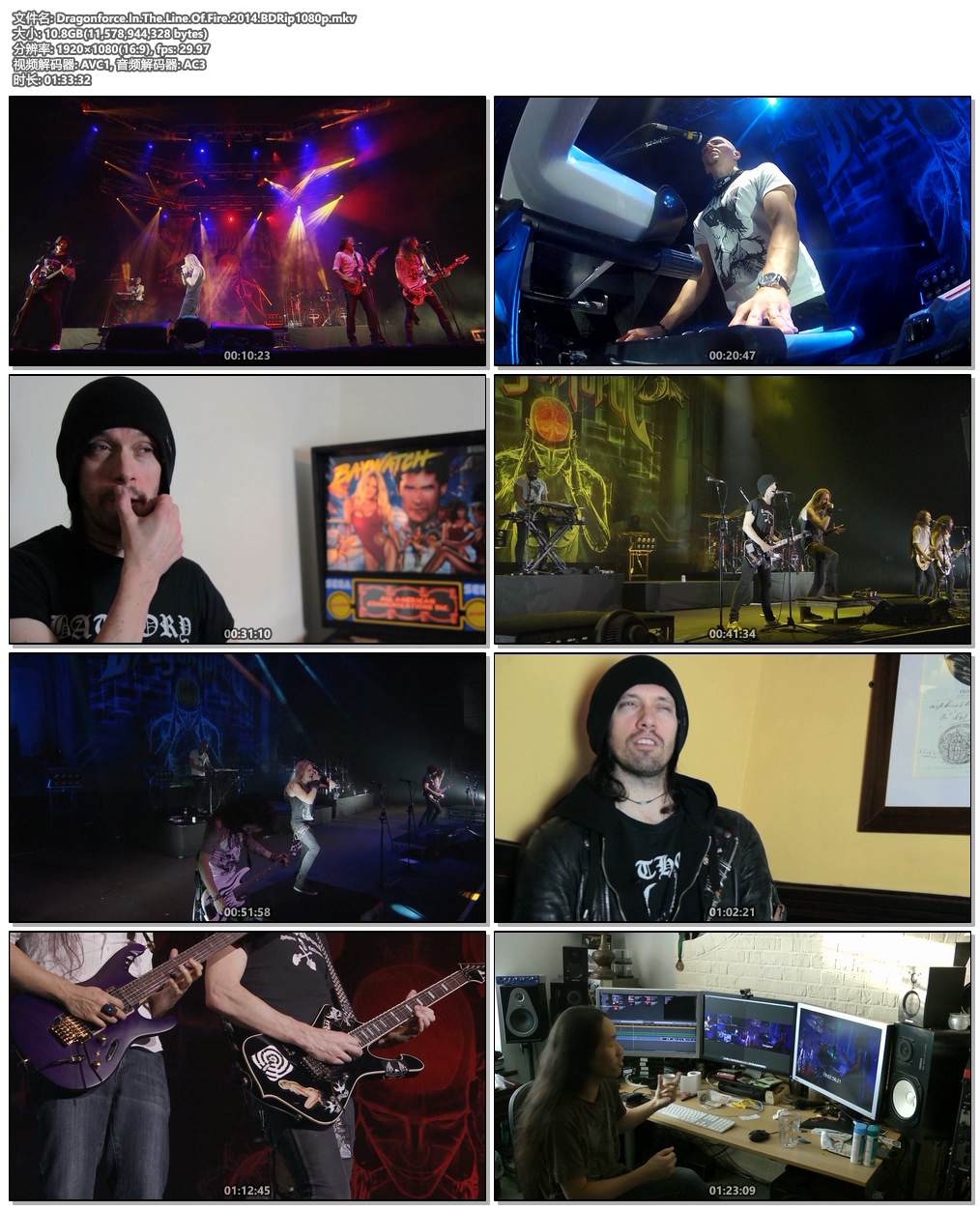 图片[4]-Dragonforce In The Line Of Fire 2014《BDrip MKV 10.7G》-蓝光演唱会资源网