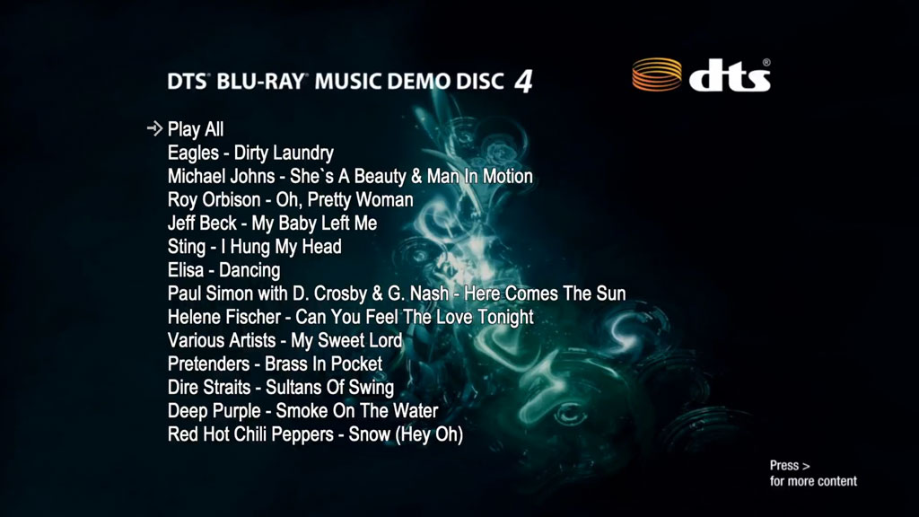 Dts-HD蓝光音乐演示碟4 DTS Blu-ray Music Demo Disc 4 2013《BDMV 23.2G》-蓝光演唱会资源网