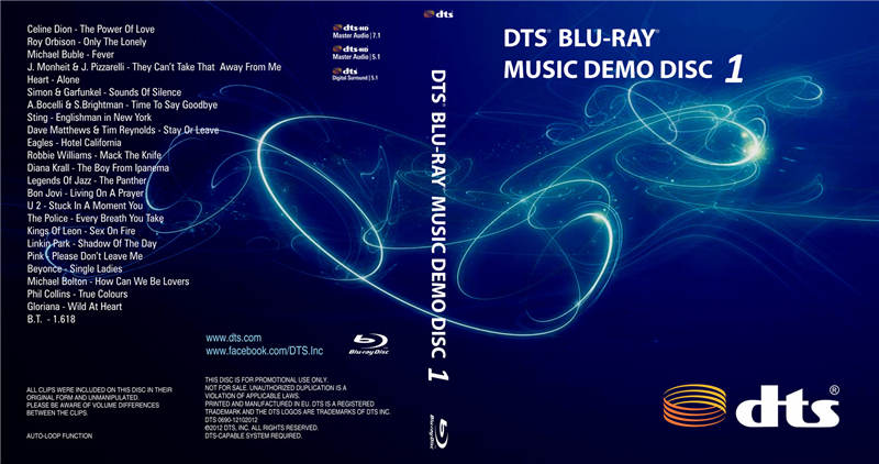 DTS蓝光演示碟精选演唱会集锦No1《Remux M2TS 29.2G》-蓝光演唱会资源网