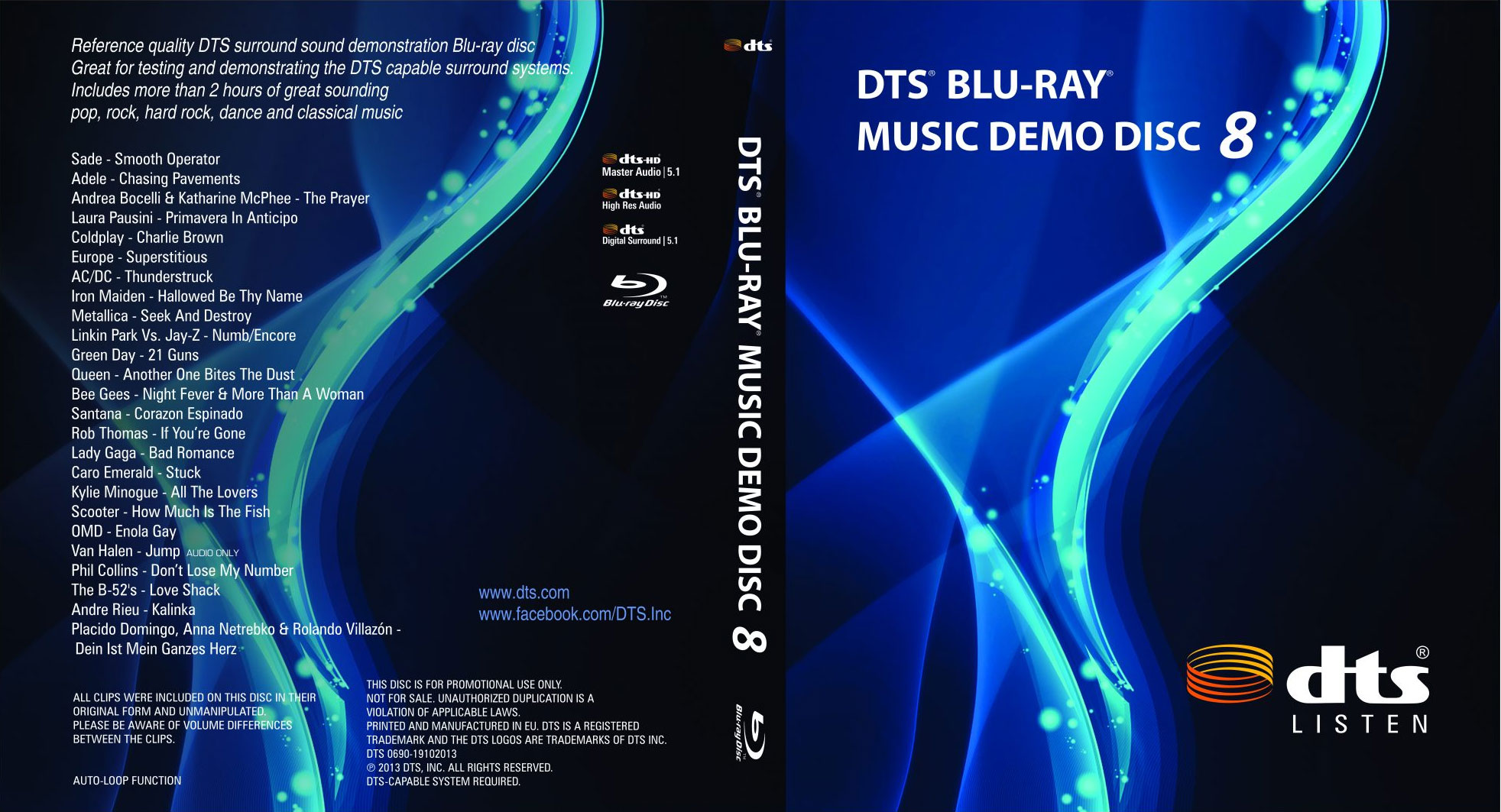 DTS-HD蓝光音乐演示碟1 DTS Blu-ray Music Demo Disc 1 2013《BDMV 23.2G》-蓝光演唱会资源网