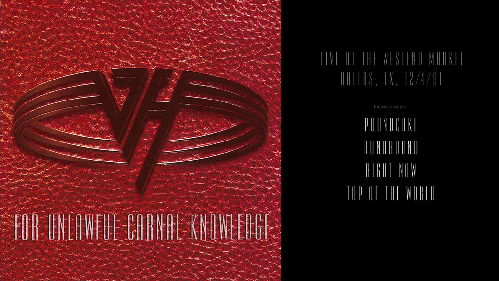 图片[2]-Van Halen – For Unlawful Carnal Knowledge 2024 SD Blu-Ray [BDMV 10GB]-蓝光演唱会资源网