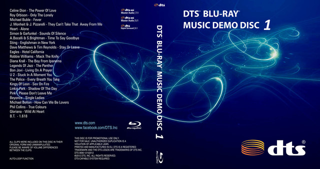 DTS 蓝光音乐示范演示碟测试 vol.1  DTS MUSIC DEMO Vol.1《BDMV 22.36GB》-蓝光演唱会资源网