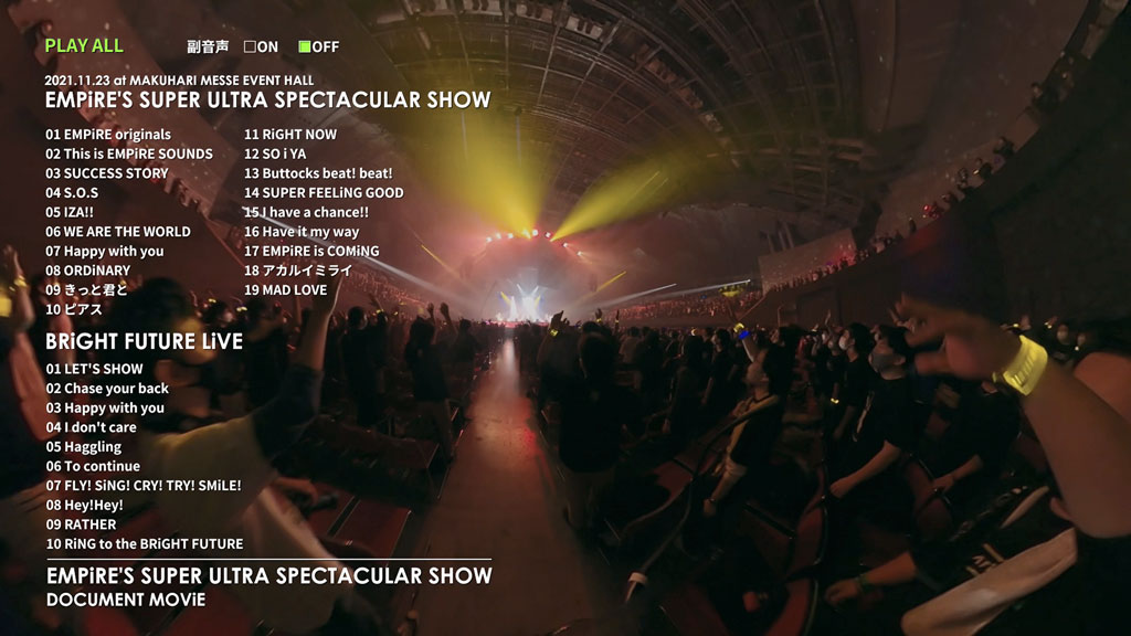 图片[2]-EMPiRE – EMPiRE\’S SUPER ULTRA SPECTACULAR SHOW at MAKUHARI MESSE 2021 [BDISO 38.3GB]-蓝光演唱会资源网