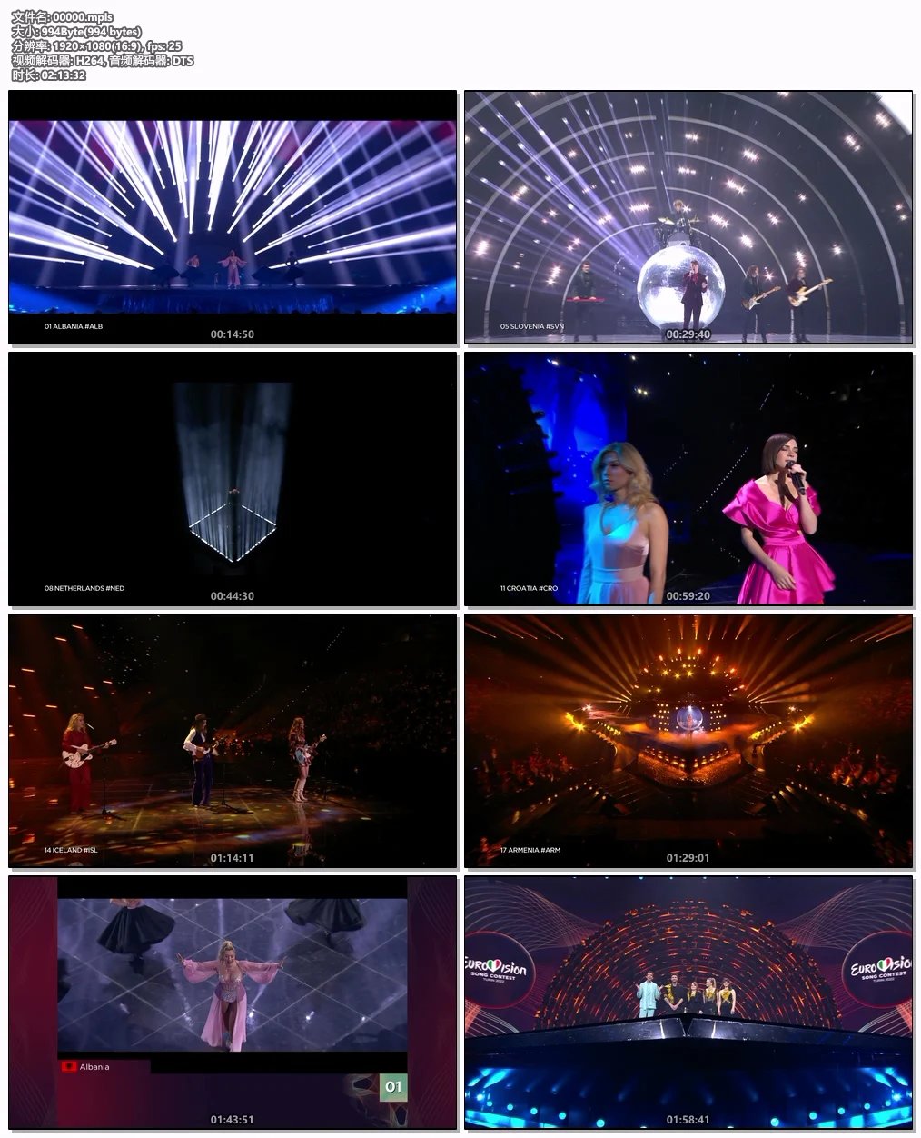 图片[8]-欧洲歌唱大赛 Eurovision Song Contest Turin 2022  (1st Semi Final + 2nd Semi Final + The Grand Final）3xBlu-ray《BDISO 3BD 126GB》-蓝光演唱会资源网