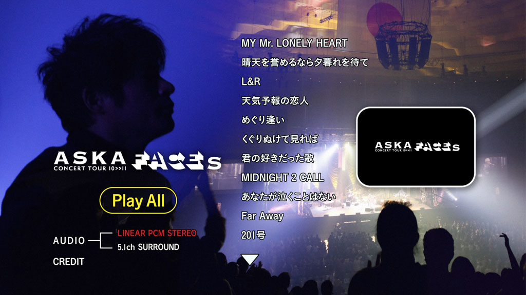 图片[2]-飞鸟 ASKA CONCERT TOUR 10-11 FACES《BDISO 35.4G》-蓝光演唱会资源网