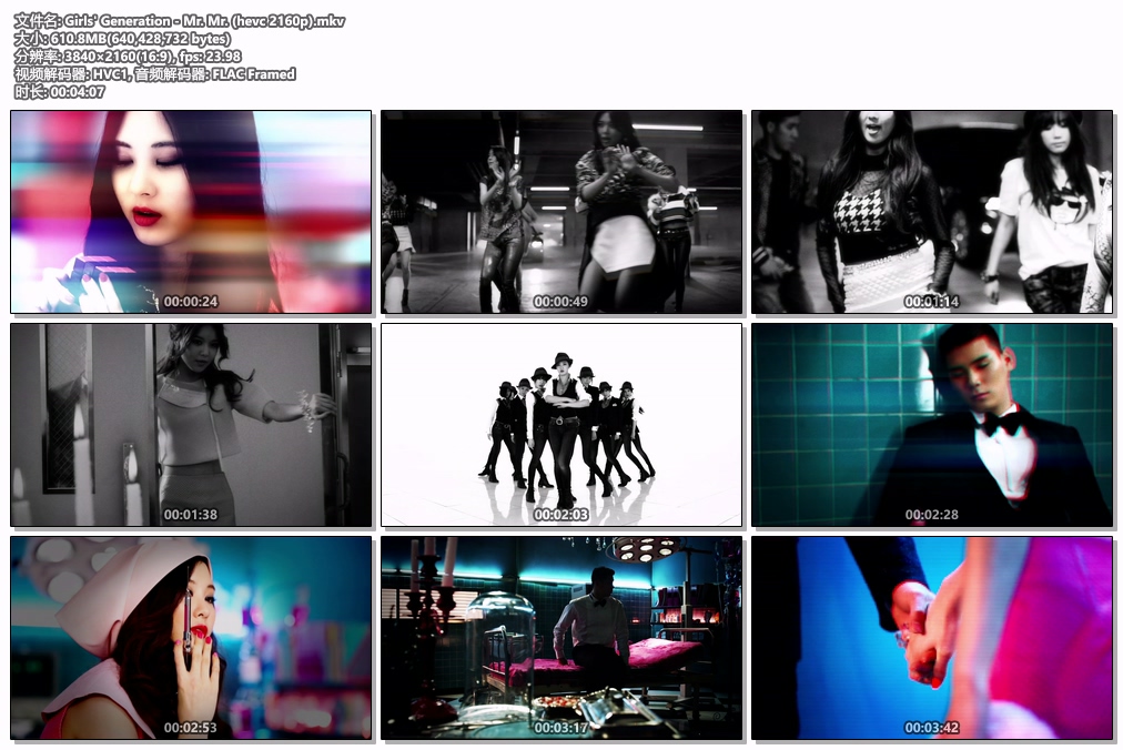 图片[2]-少女时代 Girls\’ Generation – Mr. Mr. 4K 2160P [Bugs MKV 610.8MB]-蓝光演唱会资源网
