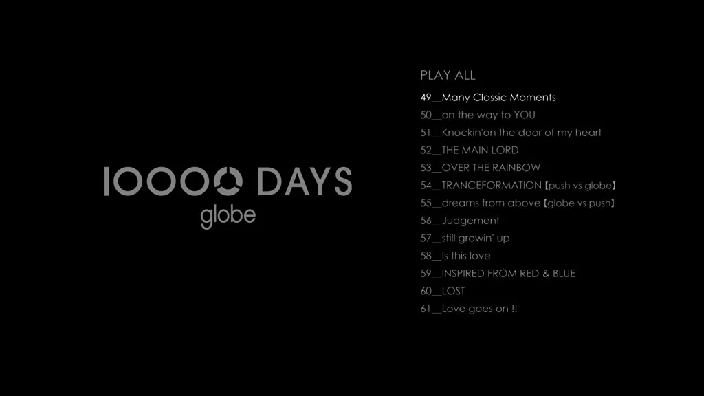 图片[4]-globe – 10000 DAYS 付属BD 2022《BDISO 4BD 139GB》-蓝光演唱会资源网