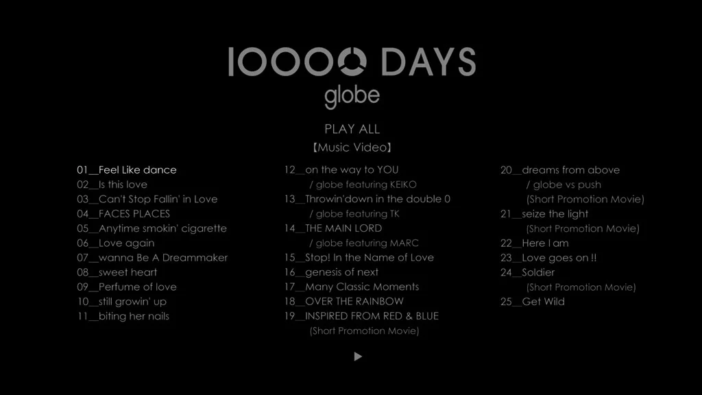 图片[5]-globe – 10000 DAYS 付属BD 2022《BDISO 4BD 139GB》-蓝光演唱会资源网