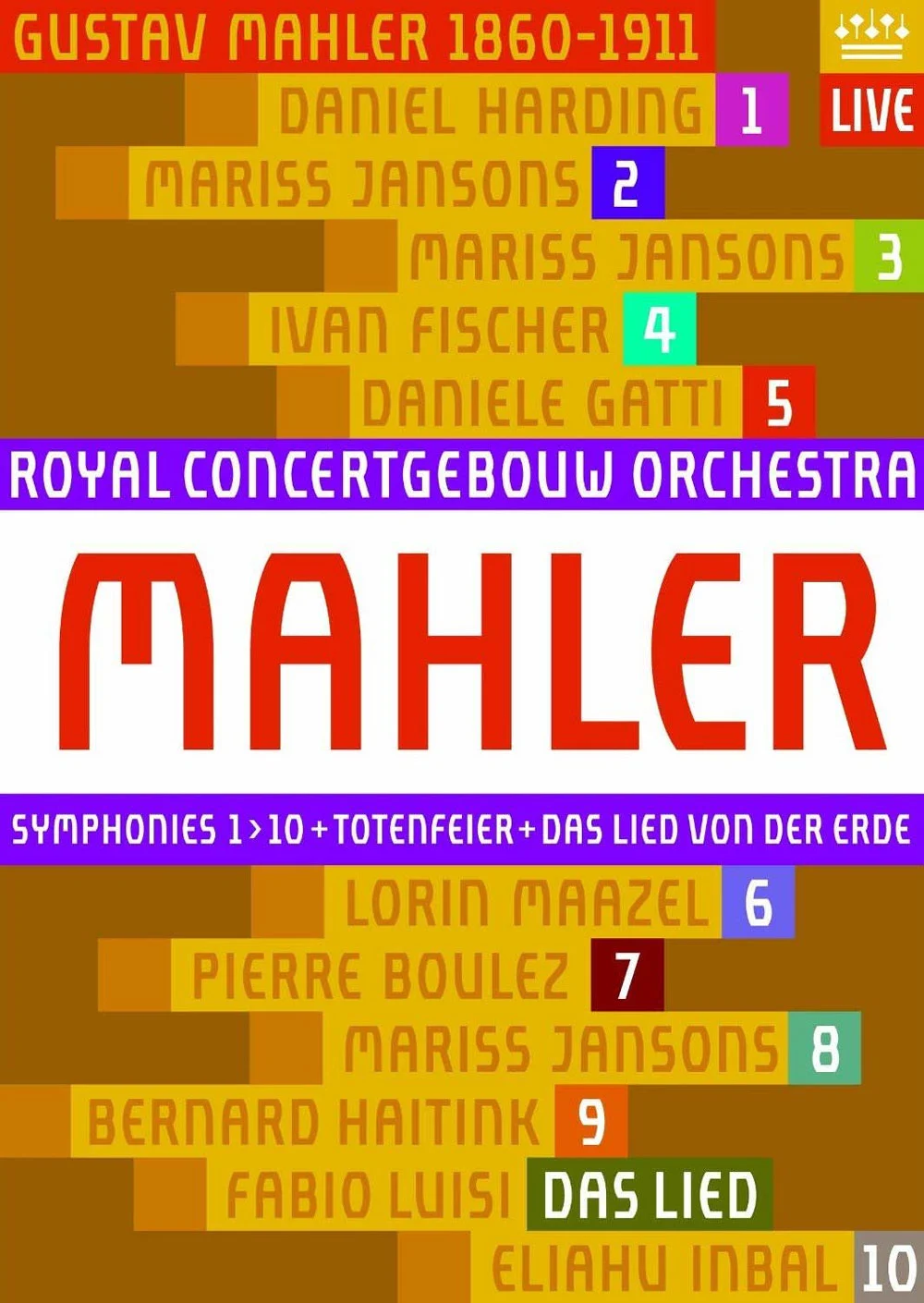Gustav Mahler – Symphonies 1-10, Totenfeier, Das Lied von der Erde – RCO Live 2009-2011《BDMV 11BD 216G》-蓝光演唱会资源网