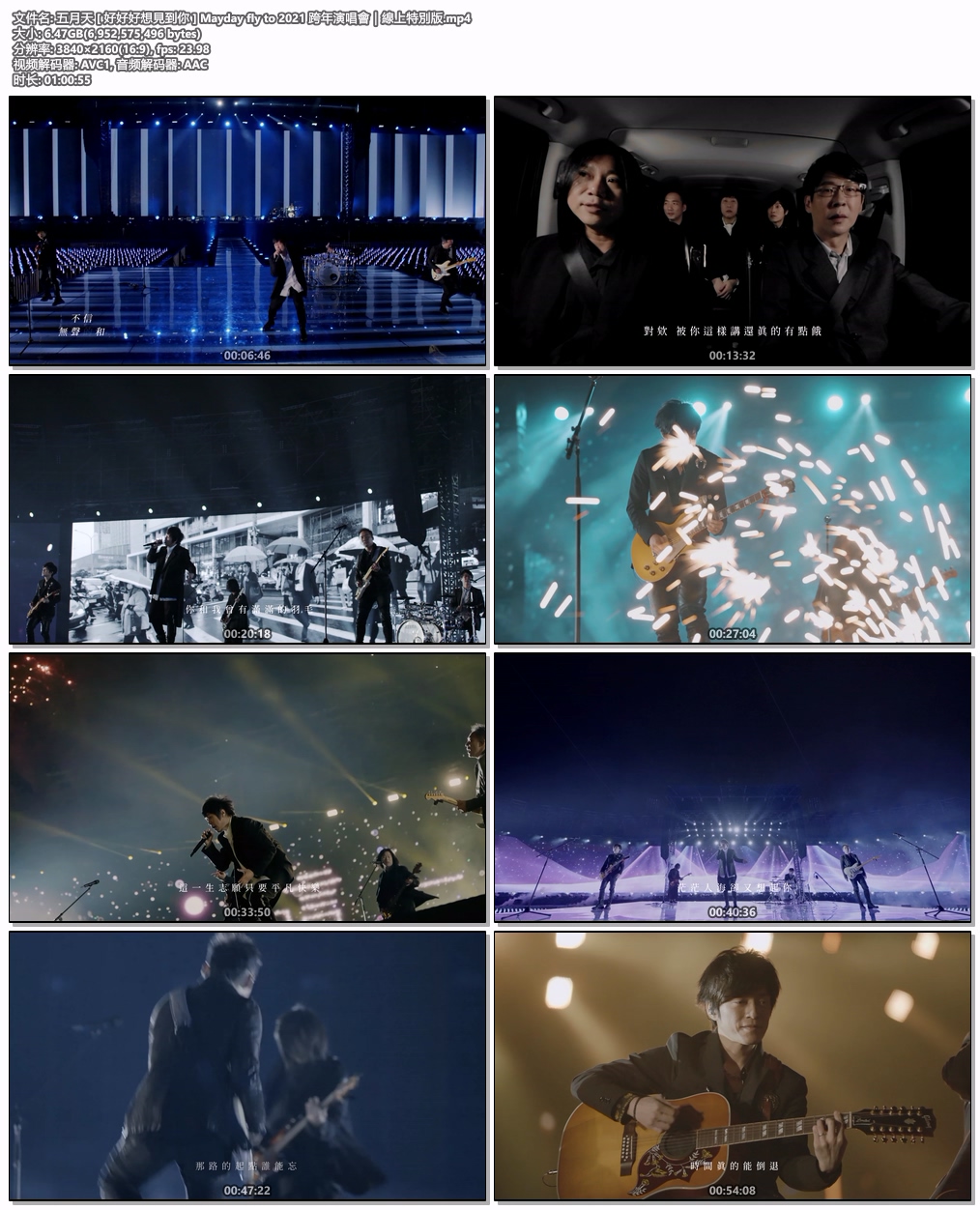图片[2]-五月天 [ 好好好想见到你 ] Mayday fly to 2021 跨年演唱会 线上特别版 [WEB-DL MP4 6.47GB]-蓝光演唱会资源网