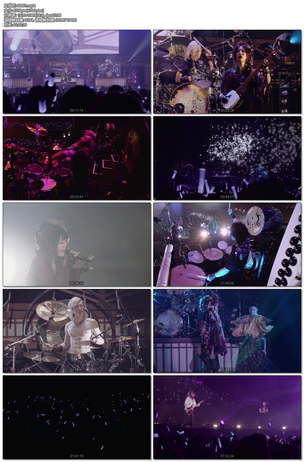 图片[3]-和乐器乐队2017日本东京体育馆演唱会 Wagakki Band Daishinnenkai 2017 Tokyo《ISO 2BD 61G》-蓝光演唱会资源网