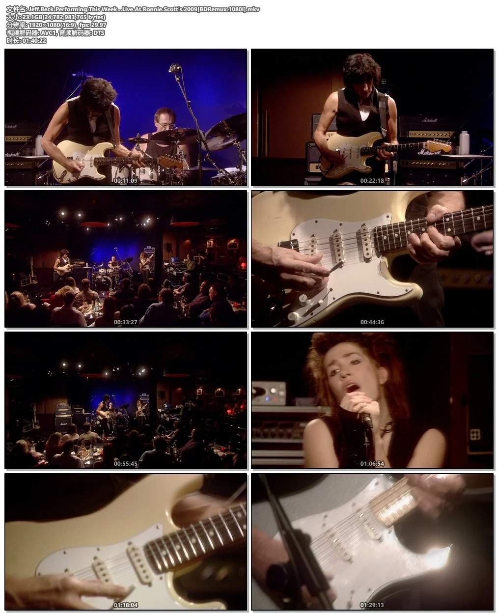 图片[5]-Jeff Beck Performing This Week Live At Ronnie Scott\’s 2009《Remux MKV 27.8G》-蓝光演唱会资源网