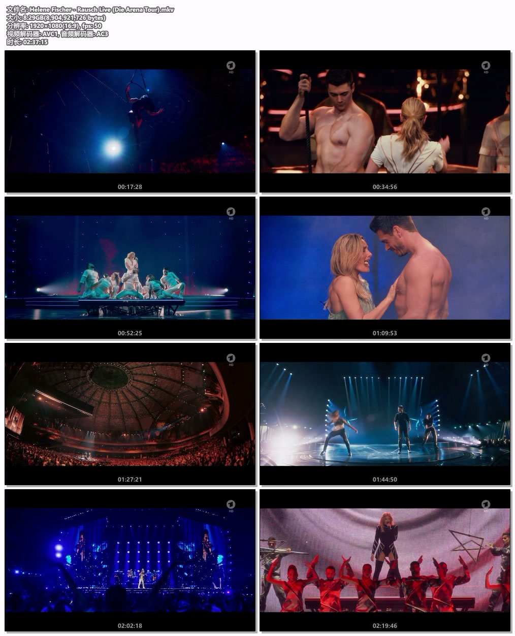 图片[2]-海伦·菲舍尔 Helene Fischer – Rausch Live (Die Arena Tour) 2024 [HDTV MKV 8.29GB]-蓝光演唱会资源网