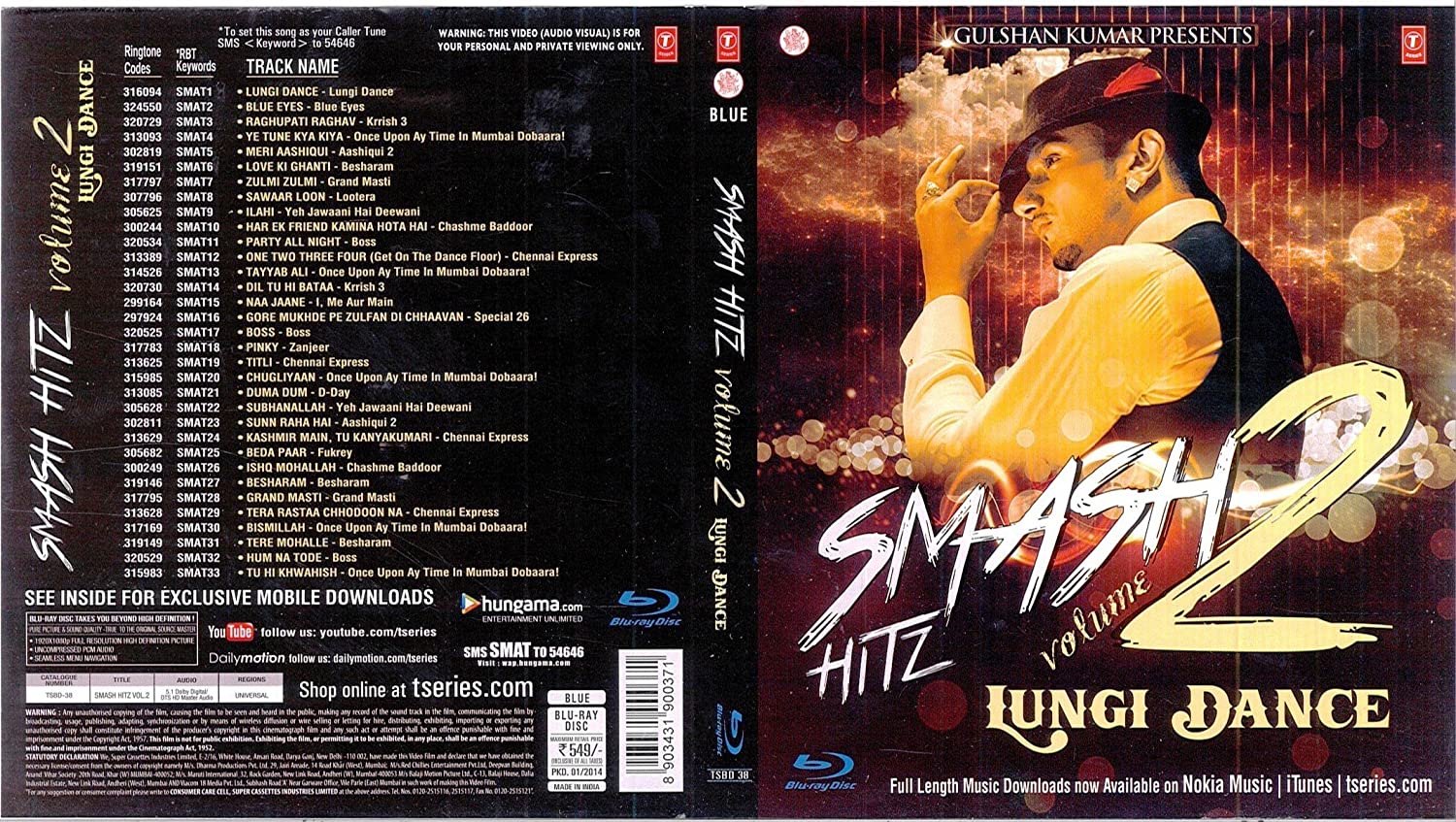 印度影视歌舞第2辑 Smash Hitz 2 2014《BDMV 29.7G》-蓝光演唱会资源网