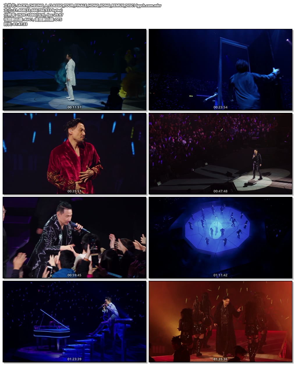 图片[3]-张学友 学友.经典 2019 世界巡回演唱会 香港站 Jacky Cheung A Classic Tour Finale Hong Kong 2019《Remux MKV 50.2G》-蓝光演唱会资源网