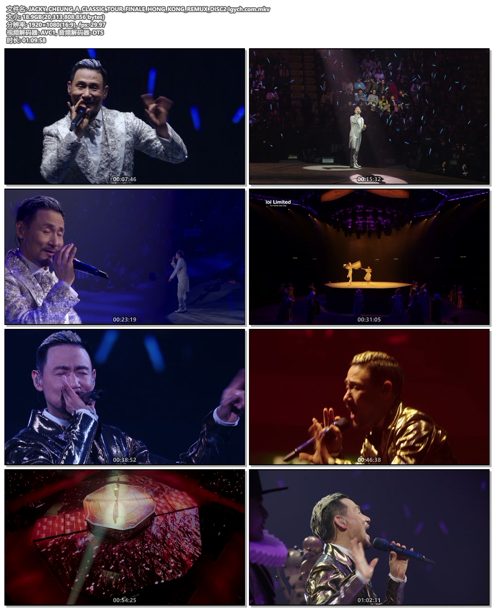 图片[6]-张学友 学友.经典 2019 世界巡回演唱会 香港站 Jacky Cheung A Classic Tour Finale Hong Kong 2019《Remux MKV 50.2G》-蓝光演唱会资源网