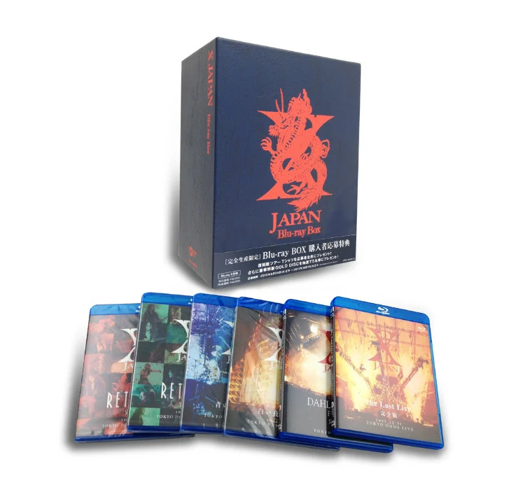 X Japan Blu-ray Box Limited Edition 2013《BDMV六碟 134.3G》-蓝光演唱会资源网