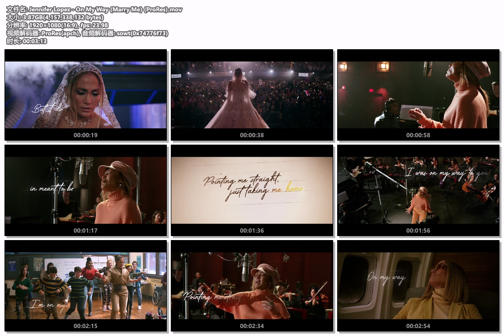 图片[2]-Jennifer Lopez – On My Way (Marry Me) 1080P [PreRes MOV 3.87GB]-蓝光演唱会资源网