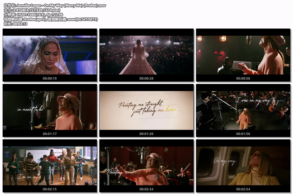 图片[2]-Jennifer Lopez – On My Way (Marry Me) 1080P [PreRes MOV 3.87GB]-蓝光演唱会资源网
