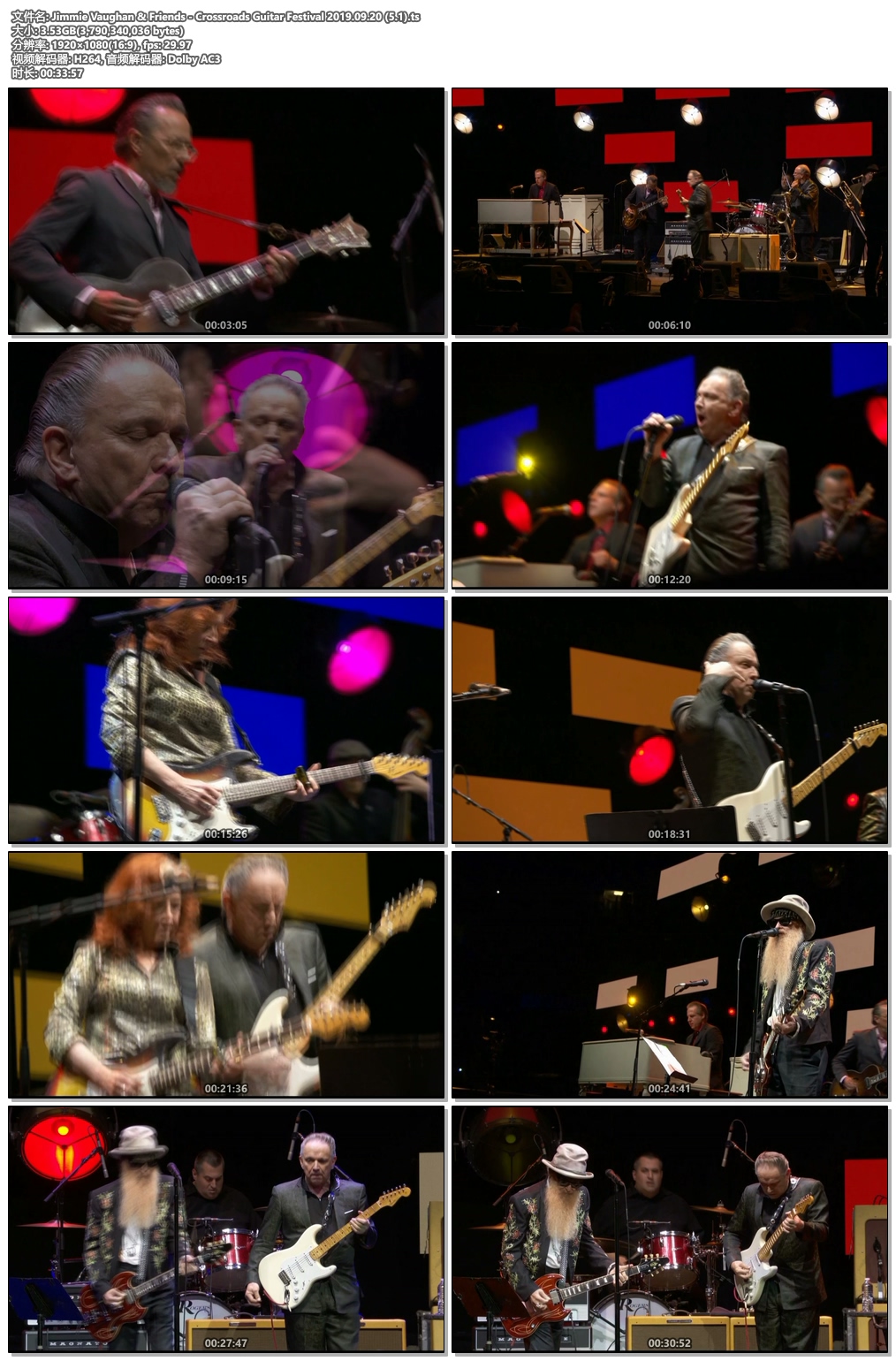 图片[5]-Jimmie Vaughan & Friends – Crossroads Guitar Festival 2019《WEB-DL TS 3.53G》-蓝光演唱会资源网