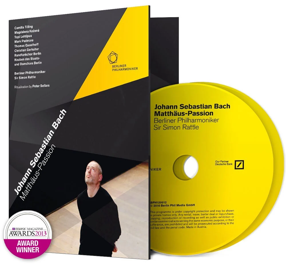 Johann Sebastian Bach – St Matthew Passion, BWV 244 – Berliner Philharmoniker, Simon Rattle, Peter Sellars 2014《BDMV 42.1G》-蓝光演唱会资源网