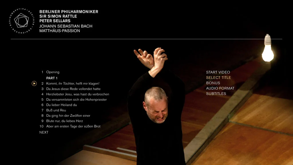 图片[2]-Johann Sebastian Bach – St Matthew Passion, BWV 244 – Berliner Philharmoniker, Simon Rattle, Peter Sellars 2014《BDMV 42.1G》-蓝光演唱会资源网