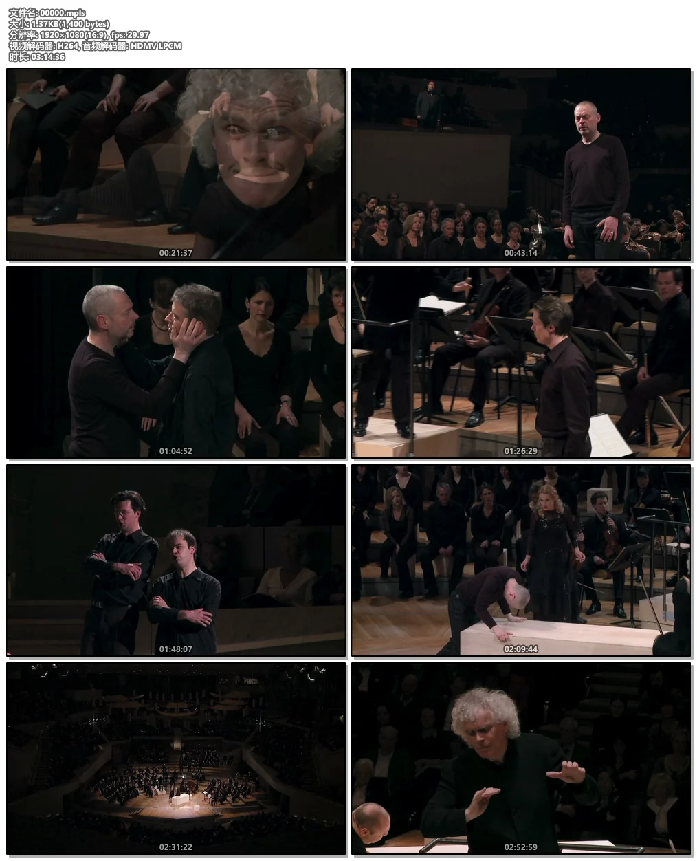 图片[6]-Johann Sebastian Bach – St Matthew Passion, BWV 244 – Berliner Philharmoniker, Simon Rattle, Peter Sellars 2014《BDMV 42.1G》-蓝光演唱会资源网