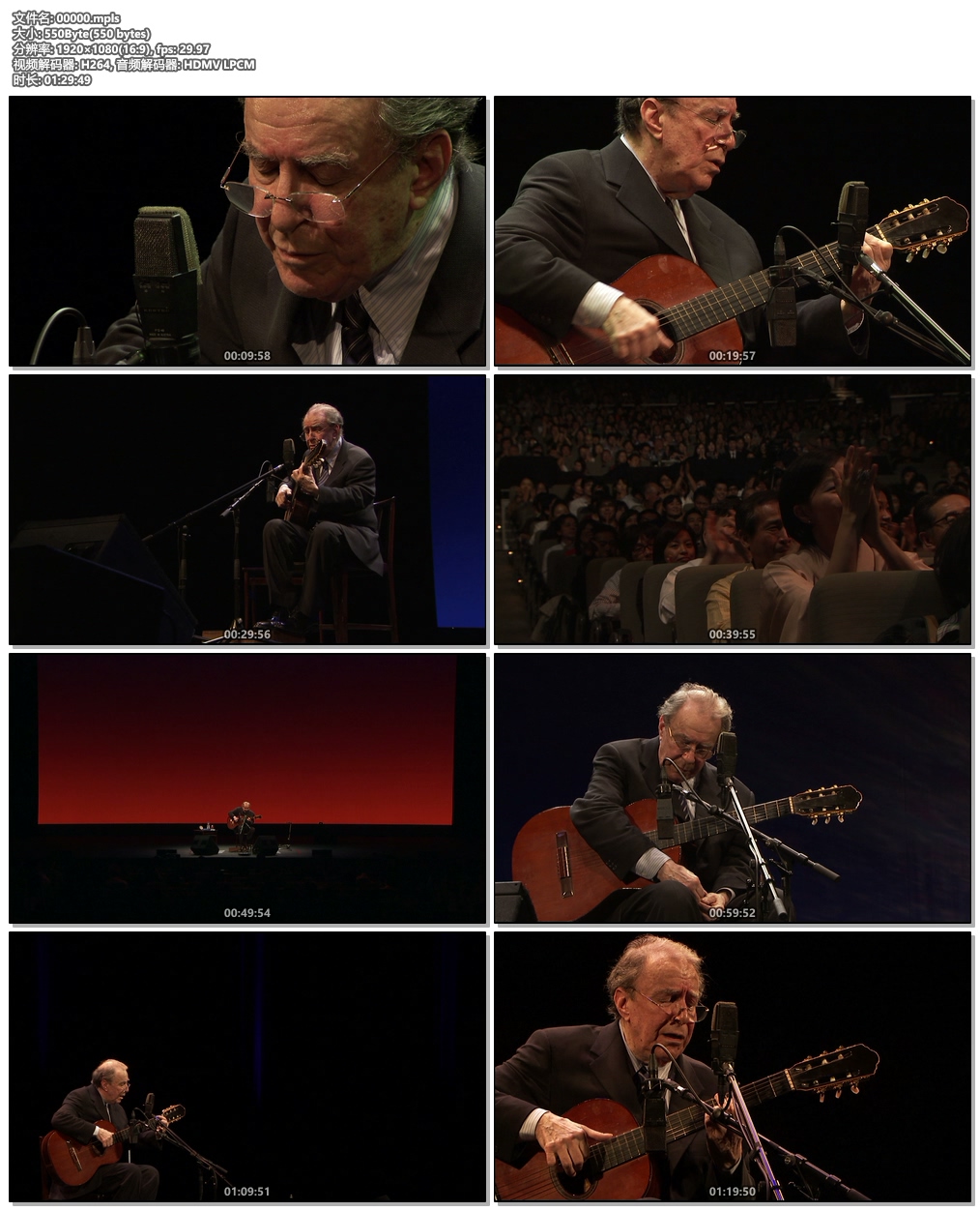 图片[6]-波萨诺瓦大师 乔安·吉巴托 2006年东京现场音乐会 Joao Gilberto  Live in Tokyo 2019《BDMV 27.5G》-蓝光演唱会资源网