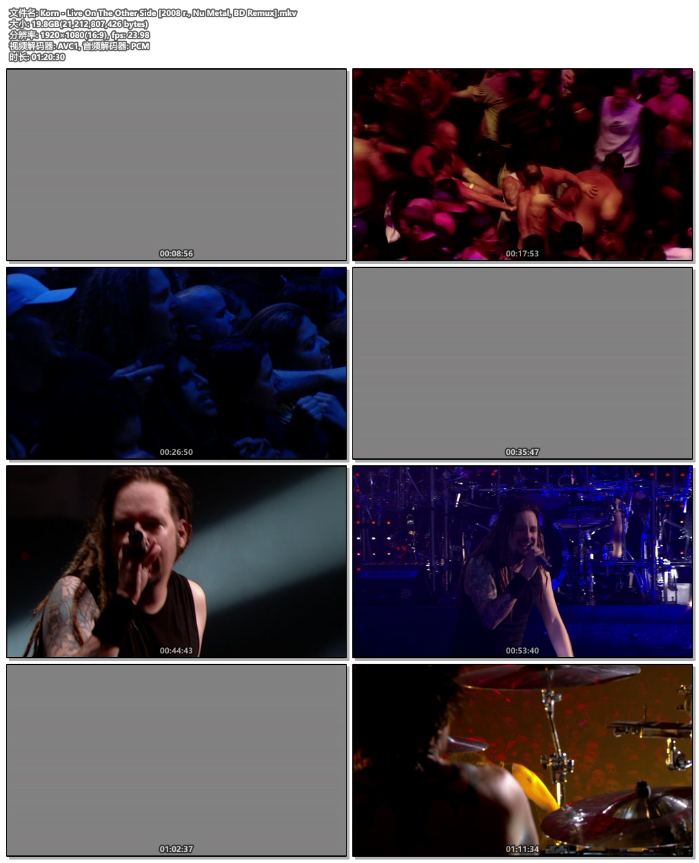 图片[5]-Korn – Live On The Other Side 2008《Remux MKV 19.7G》-蓝光演唱会资源网