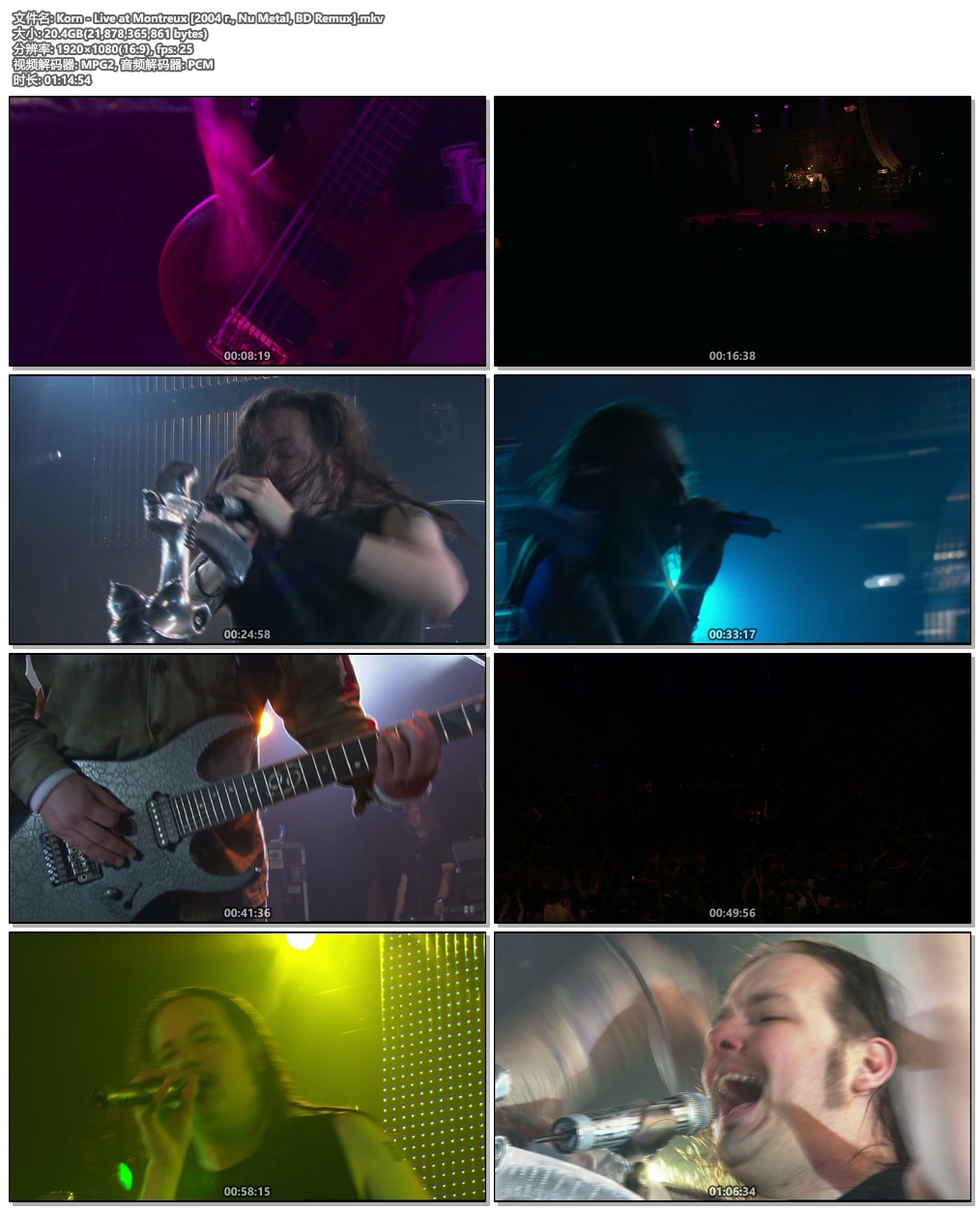 图片[4]-Korn – Live at Montreux 2004《Remux MKV 20.3G》-蓝光演唱会资源网