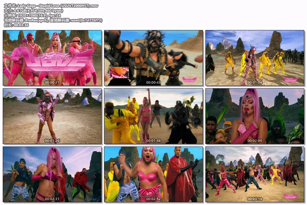 图片[2]-Lady Gaga – Stupid Love 1080P [ProRes MOV 4.61G]-蓝光演唱会资源网